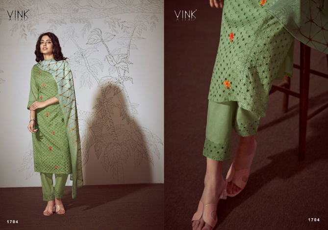 Vink Chikankari 3 Exclusive Wear Wholesale Readymade Suit Collection
